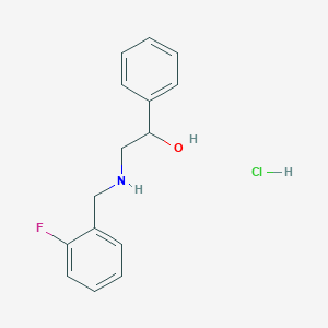 2-[(2-fluorobenzyl)amino]-1-phenylethanol hydrochloride