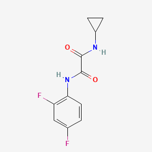 N-cyclopropyl-N'-(2,4-difluorophenyl)ethanediamide