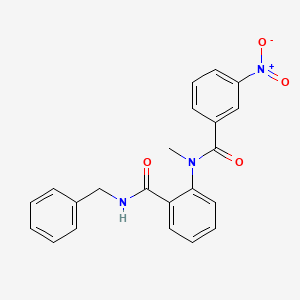 N-benzyl-2-[methyl(3-nitrobenzoyl)amino]benzamide