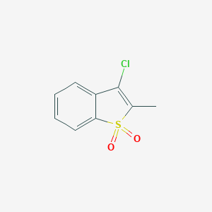 molecular formula C9H7ClO2S B439012 3-Chloro-2-methyl-1-benzothiophene 1,1-dioxide 