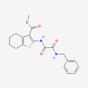 methyl 2-{[(benzylamino)(oxo)acetyl]amino}-4,5,6,7-tetrahydro-1-benzothiophene-3-carboxylate