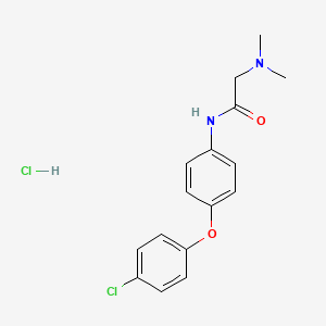 N~1~-[4-(4-chlorophenoxy)phenyl]-N~2~,N~2~-dimethylglycinamide hydrochloride