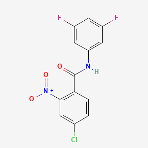 4-chloro-N-(3,5-difluorophenyl)-2-nitrobenzamide