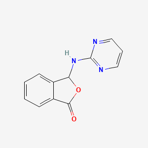 molecular formula C12H9N3O2 B4390584 3-(2-pyrimidinylamino)-2-benzofuran-1(3H)-one 