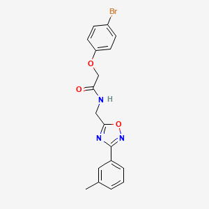 2-(4-bromophenoxy)-N-{[3-(3-methylphenyl)-1,2,4-oxadiazol-5-yl]methyl}acetamide