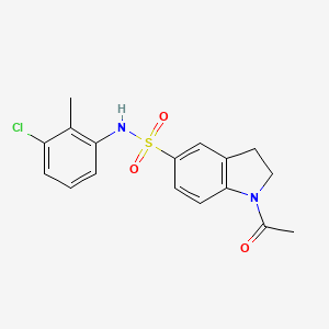 1-acetyl-N-(3-chloro-2-methylphenyl)-5-indolinesulfonamide