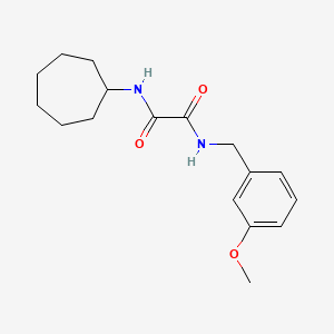 molecular formula C17H24N2O3 B4390643 N-cycloheptyl-N'-(3-methoxybenzyl)ethanediamide 