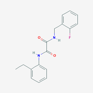 molecular formula C17H17FN2O2 B4390838 N-(2-ethylphenyl)-N'-(2-fluorobenzyl)ethanediamide 