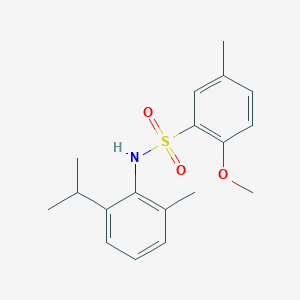 N-(2-isopropyl-6-methylphenyl)-2-methoxy-5-methylbenzenesulfonamide