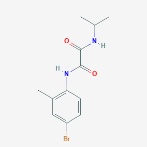 molecular formula C12H15BrN2O2 B4390964 N-(4-bromo-2-methylphenyl)-N'-isopropylethanediamide 