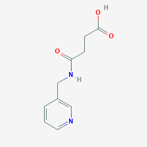 molecular formula C10H12N2O3 B439105 3-[(Pyridin-3-ylmethyl)carbamoyl]propanoic acid CAS No. 247254-62-2