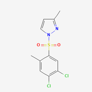1-[(4,5-dichloro-2-methylphenyl)sulfonyl]-3-methyl-1H-pyrazole