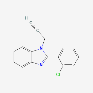 2-(2-chlorophenyl)-1-(2-propyn-1-yl)-1H-benzimidazole