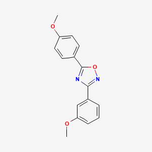 3-(3-methoxyphenyl)-5-(4-methoxyphenyl)-1,2,4-oxadiazole