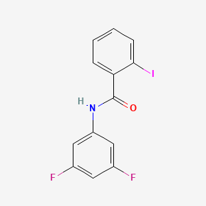 molecular formula C13H8F2INO B4391145 N-(3,5-difluorophenyl)-2-iodobenzamide 