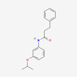 N-(3-isopropoxyphenyl)-3-phenylpropanamide
