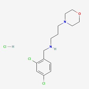 molecular formula C14H21Cl3N2O B4391192 N-(2,4-dichlorobenzyl)-3-(4-morpholinyl)-1-propanamine hydrochloride 