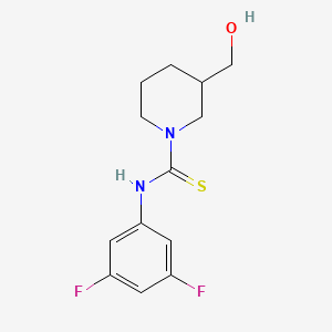 N-(3,5-difluorophenyl)-3-(hydroxymethyl)-1-piperidinecarbothioamide
