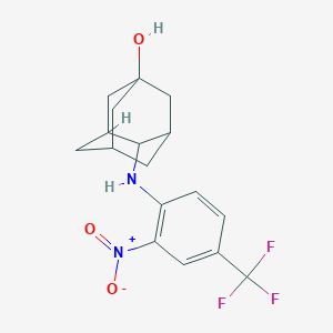 4-{[2-nitro-4-(trifluoromethyl)phenyl]amino}-1-adamantanol