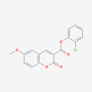 2-chlorophenyl 6-methoxy-2-oxo-2H-chromene-3-carboxylate