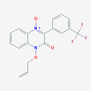 1-(allyloxy)-3-[3-(trifluoromethyl)phenyl]-2(1H)-quinoxalinone 4-oxide