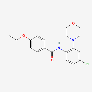 N-[4-chloro-2-(4-morpholinyl)phenyl]-4-ethoxybenzamide