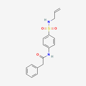 N-{4-[(allylamino)sulfonyl]phenyl}-2-phenylacetamide