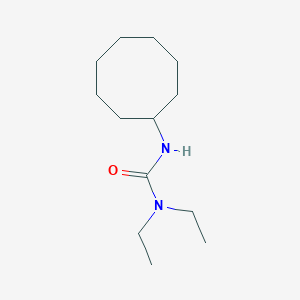 molecular formula C13H26N2O B4391538 N'-cyclooctyl-N,N-diethylurea 