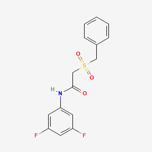2-(benzylsulfonyl)-N-(3,5-difluorophenyl)acetamide