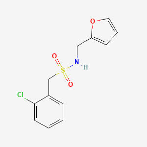 1-(2-chlorophenyl)-N-(2-furylmethyl)methanesulfonamide