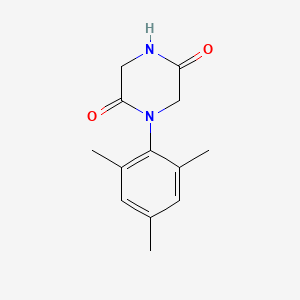 molecular formula C13H16N2O2 B4391796 1-mesityl-2,5-piperazinedione 