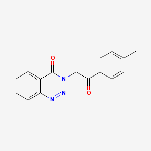 3-[2-(4-Methylphenyl)-2-oxoethyl]-1,2,3-benzotriazin-4-one