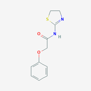 molecular formula C11H12N2O2S B439195 N-(4,5-dihydro-1,3-thiazol-2-yl)-2-phenoxyacetamide CAS No. 312594-56-2