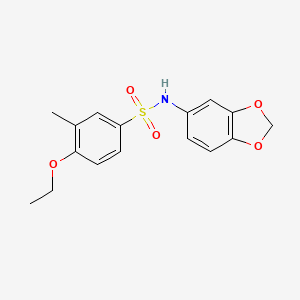 N-1,3-benzodioxol-5-yl-4-ethoxy-3-methylbenzenesulfonamide