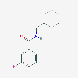 N-(cyclohexylmethyl)-3-fluorobenzamide