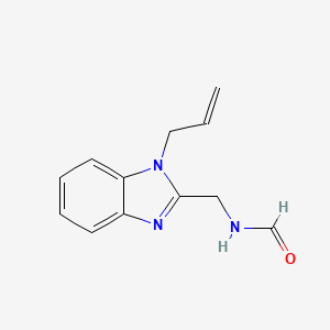 molecular formula C12H13N3O B4392085 [(1-allyl-1H-benzimidazol-2-yl)methyl]formamide 