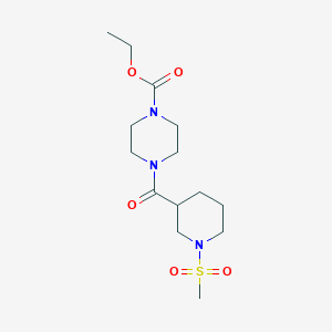 ethyl 4-{[1-(methylsulfonyl)-3-piperidinyl]carbonyl}-1-piperazinecarboxylate