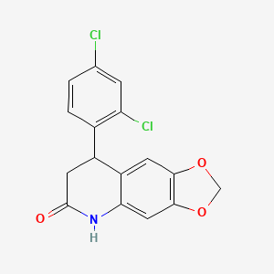 8-(2,4-dichlorophenyl)-7,8-dihydro[1,3]dioxolo[4,5-g]quinolin-6(5H)-one