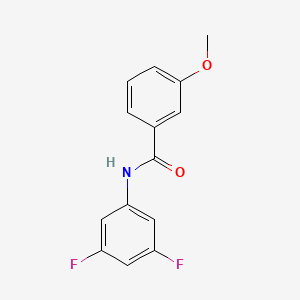 molecular formula C14H11F2NO2 B4392314 N-(3,5-difluorophenyl)-3-methoxybenzamide 