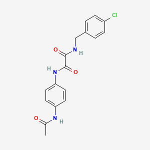 N-[4-(acetylamino)phenyl]-N'-(4-chlorobenzyl)ethanediamide