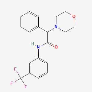 2-(4-morpholinyl)-2-phenyl-N-[3-(trifluoromethyl)phenyl]acetamide