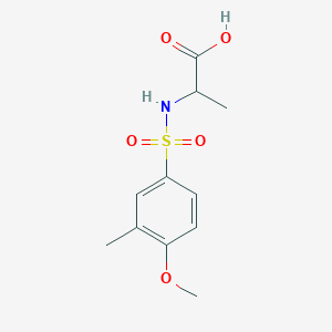 N-[(4-methoxy-3-methylphenyl)sulfonyl]alanine