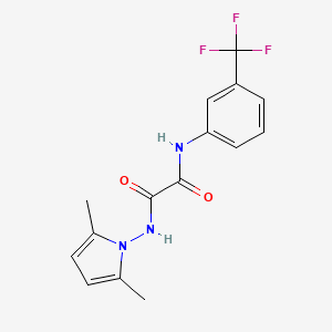 N-(2,5-dimethyl-1H-pyrrol-1-yl)-N'-[3-(trifluoromethyl)phenyl]ethanediamide