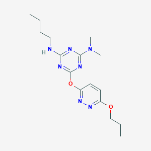N'-butyl-N,N-dimethyl-6-[(6-propoxy-3-pyridazinyl)oxy]-1,3,5-triazine-2,4-diamine