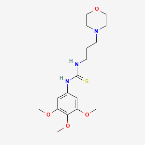 N-[3-(4-morpholinyl)propyl]-N'-(3,4,5-trimethoxyphenyl)thiourea