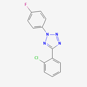 5-(2-chlorophenyl)-2-(4-fluorophenyl)-2H-tetrazole