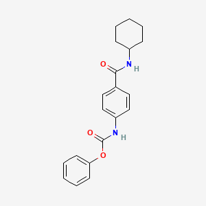 phenyl {4-[(cyclohexylamino)carbonyl]phenyl}carbamate