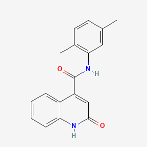 N-(2,5-dimethylphenyl)-2-hydroxy-4-quinolinecarboxamide