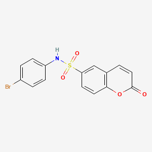 N-(4-bromophenyl)-2-oxo-2H-chromene-6-sulfonamide