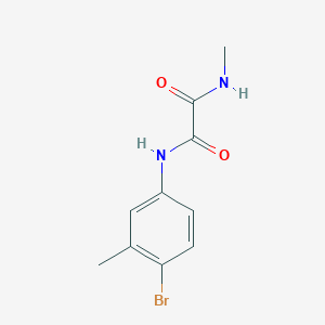 molecular formula C10H11BrN2O2 B4392896 N-(4-bromo-3-methylphenyl)-N'-methylethanediamide 